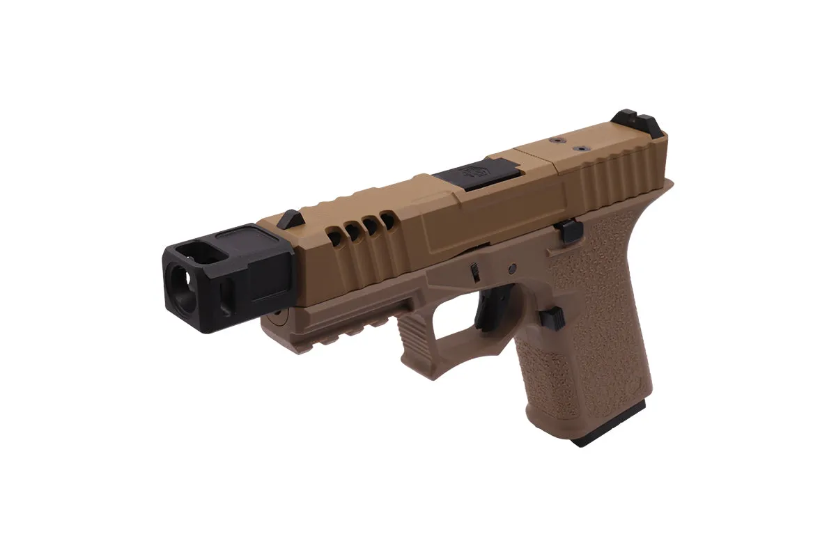 AW CUSTOM™ - VX COMPENSATOR   THREADED OUTER BARREL KIT (COMPACT / MOD 2 / BLACK)