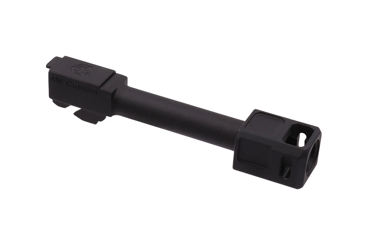 AW CUSTOM™ - VX COMPENSATOR   THREADED OUTER BARREL KIT (COMPACT / MOD 2 / BLACK)