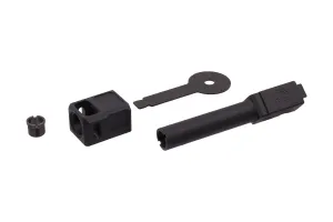 AW CUSTOM™ - VX COMPENSATOR   THREADED OUTER BARREL KIT (COMPACT / MOD 2 / BLACK)
