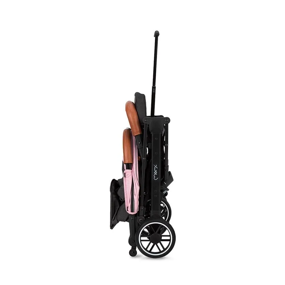 Baby Stroller MOMI ESTELLE Pink Lightweight Maneuverable Folded Pushchair