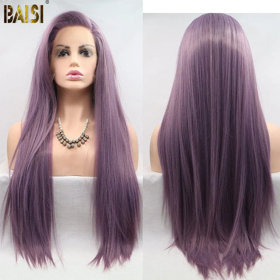 BAISI Colorful Lace Wig Straight