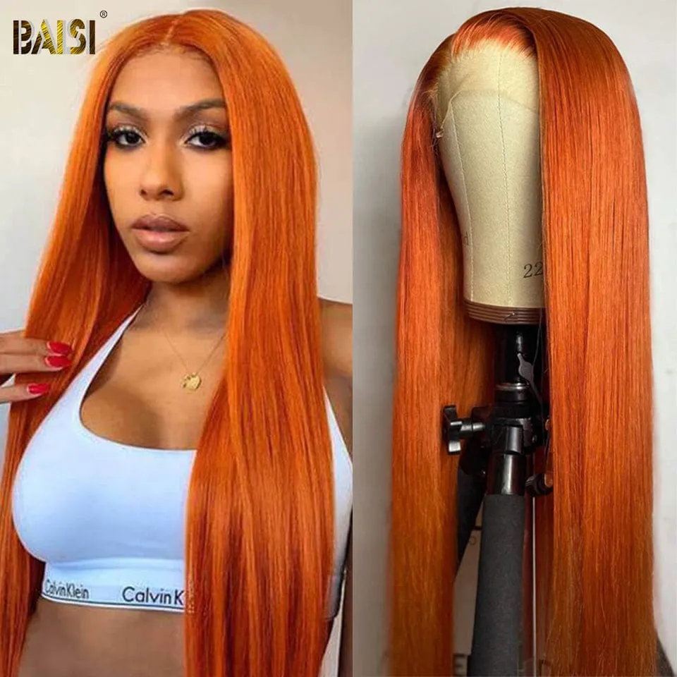 BAISI Colorful Lace Wig Straight