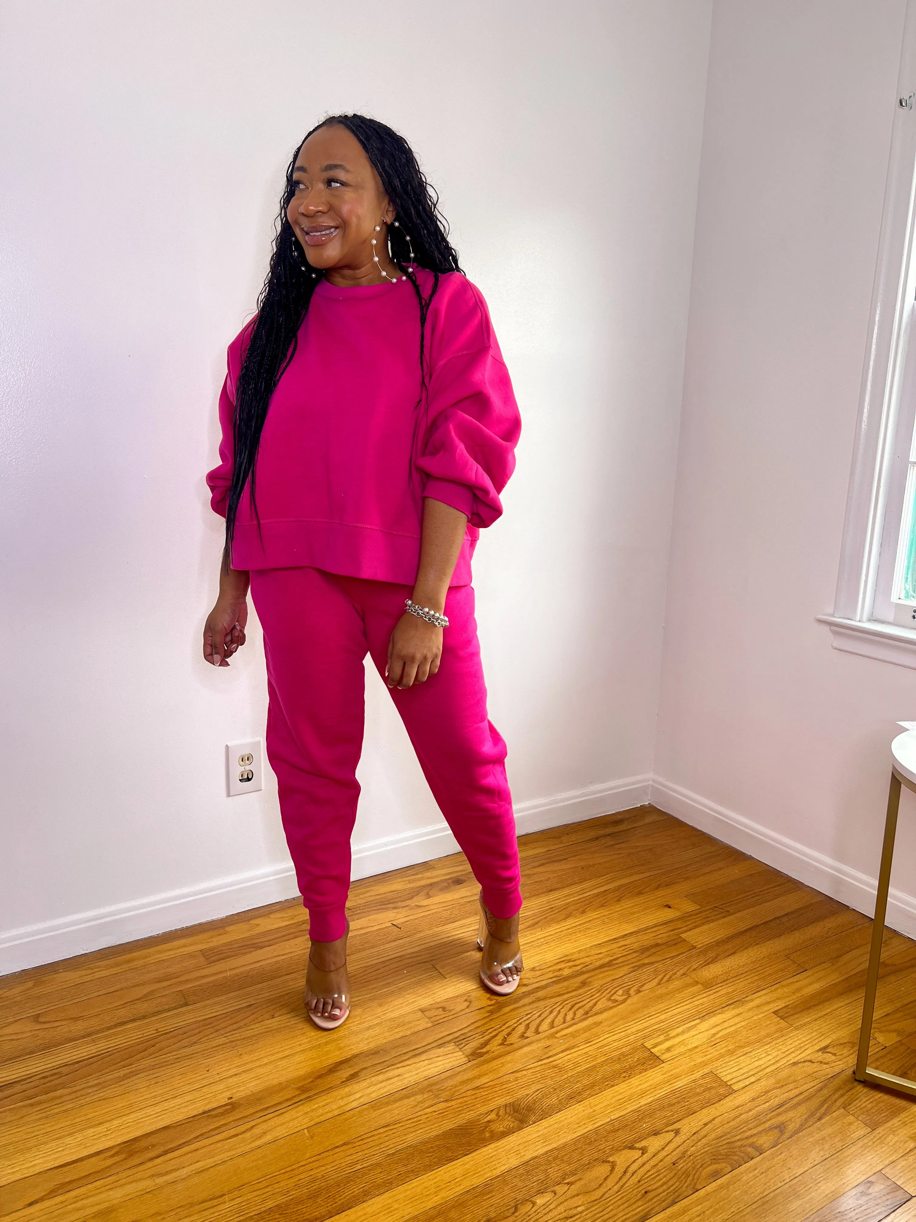 Balloon Sleeve Sweatshirt