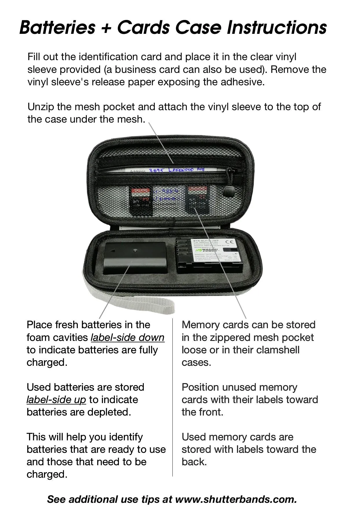 Batteries   Cards Case for Nikon EN-EL15a batteries (BC-004)