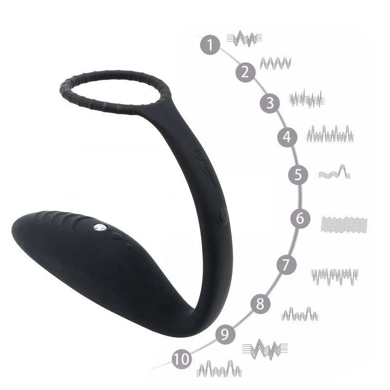 Beat Stimulateur prostatique avec télécommande - Noir