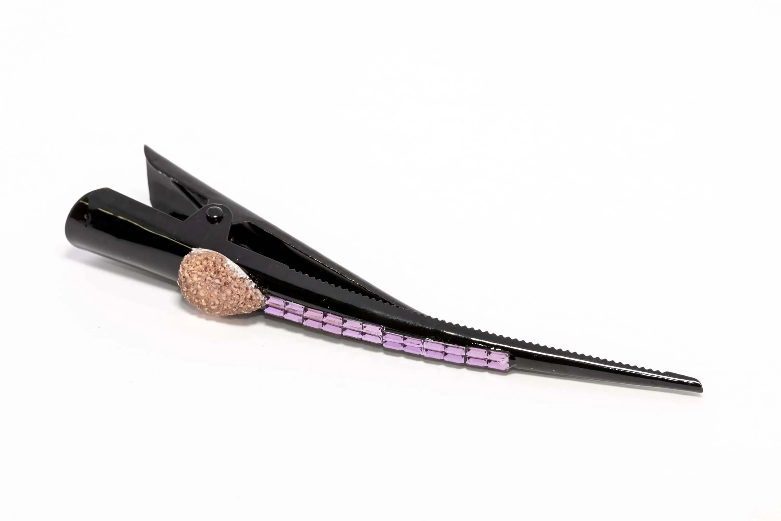 Black Detailed Hair Clip