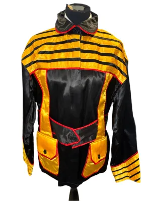 Black, Gold, and Red Road Silks