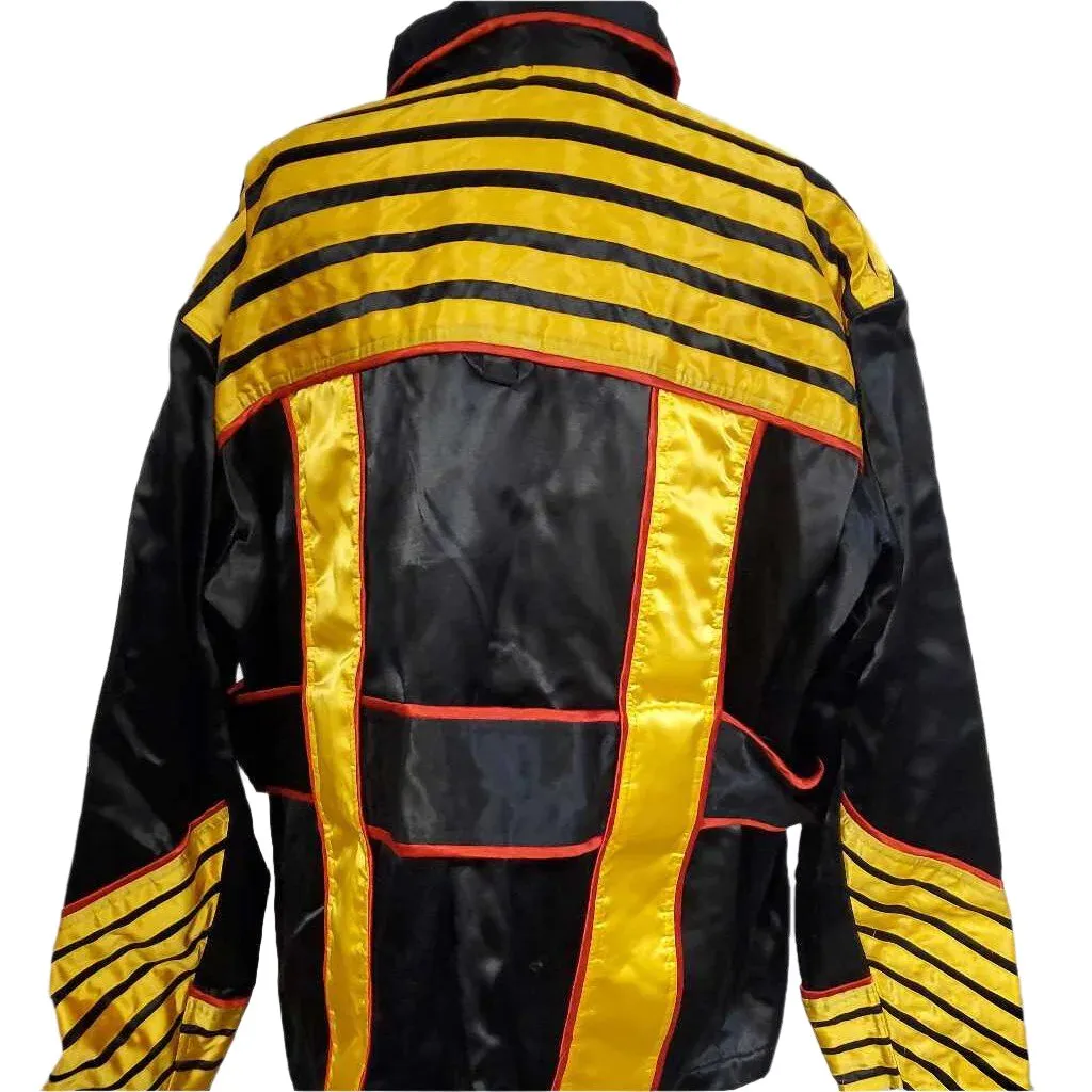 Black, Gold, and Red Road Silks