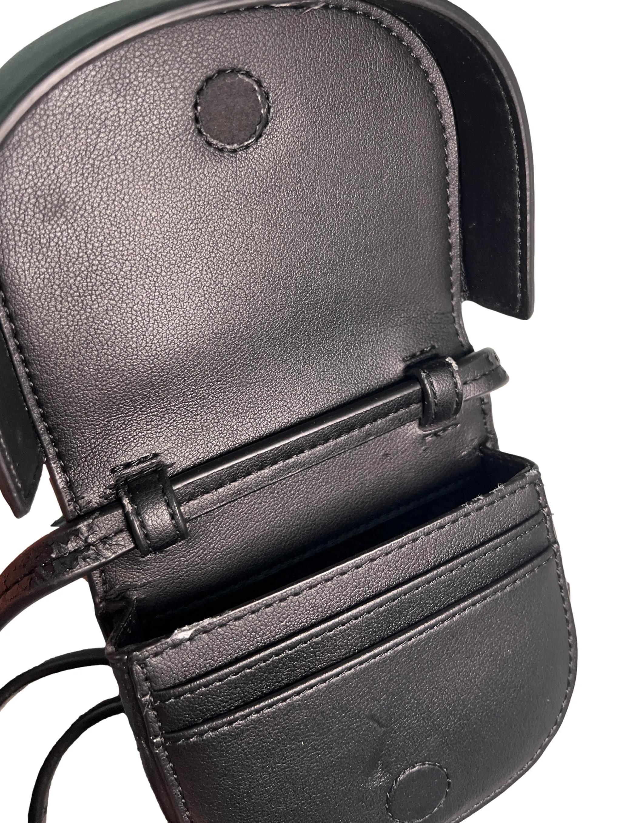Black Leather Love Moschino Mini Bag