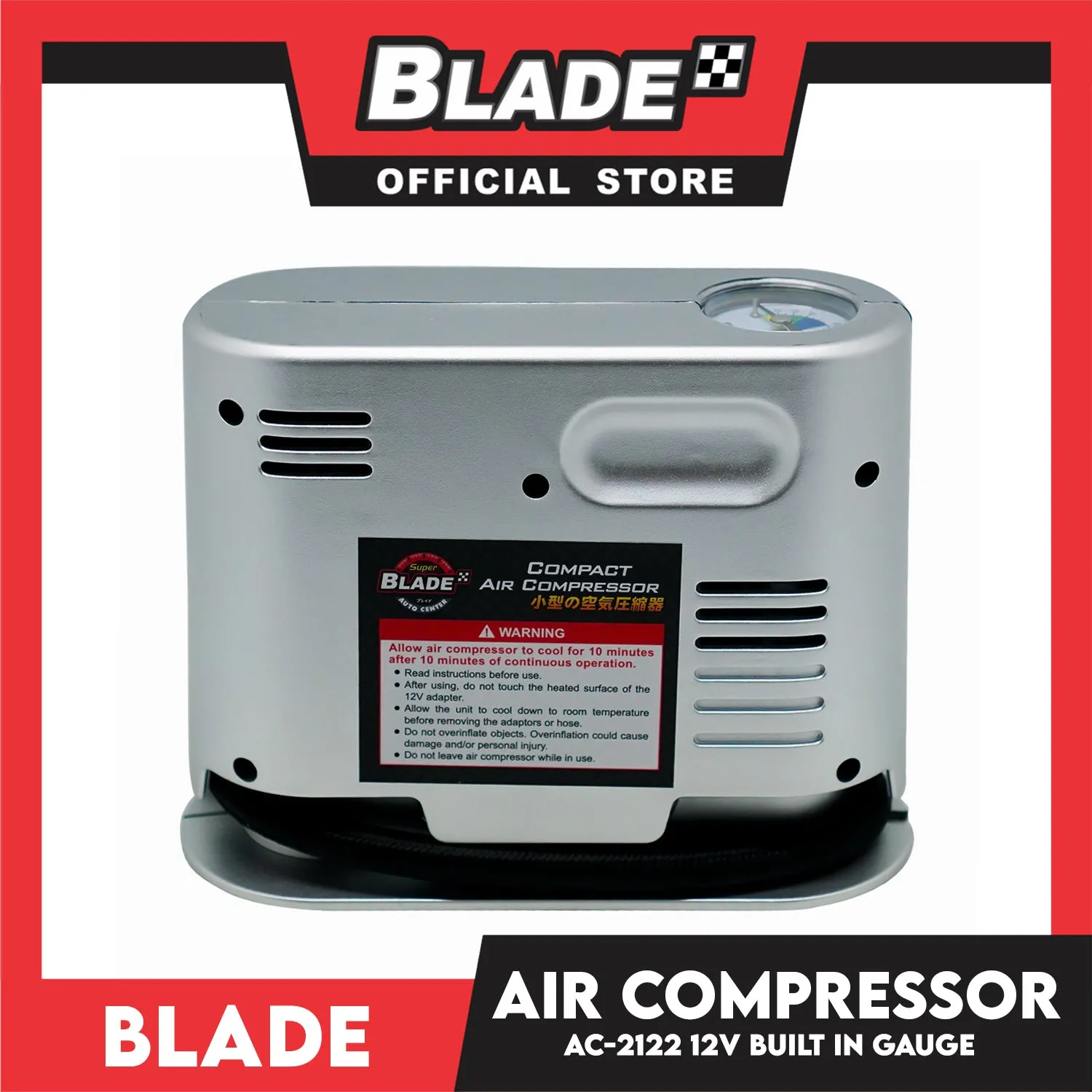 Blade Compact Air Compressor 12V AC-2122