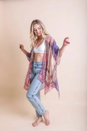 Bohemian Burnout Velvet Kimono - 2 colors
