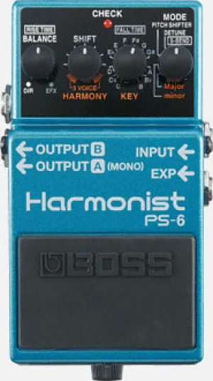 Boss PS-6 Harmonist Compact Pedal