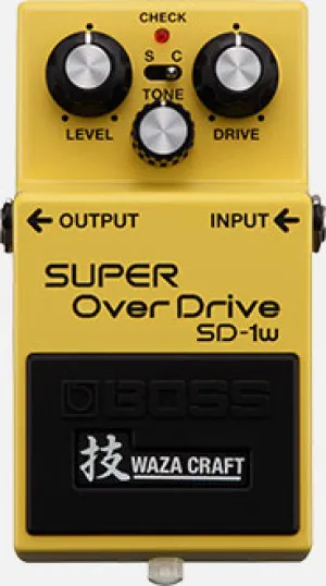 Boss SD-1W Super Overdrive WAZA CRAFT Compact Pedal