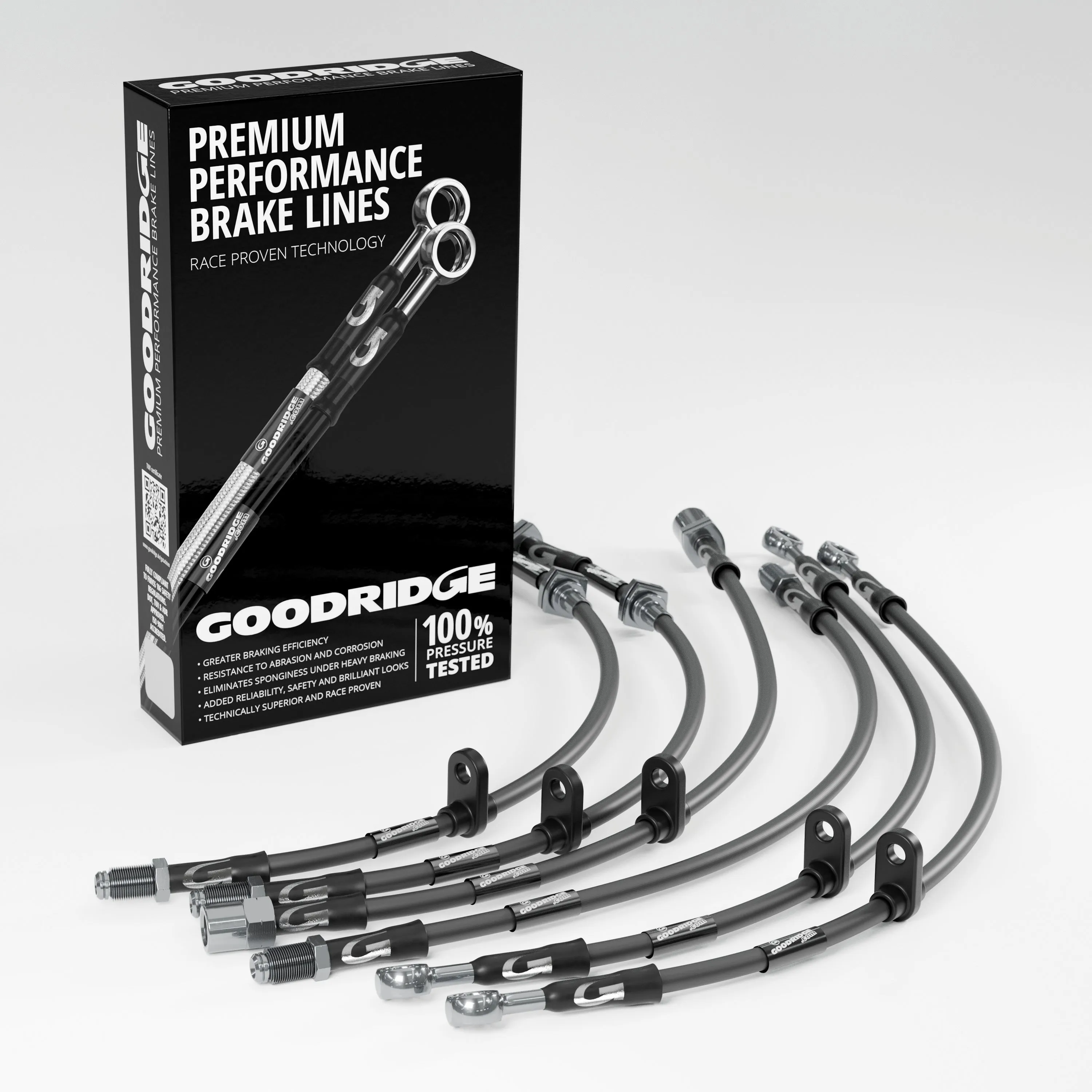 BRAKE HOSE KIT FOR BMW 3 SERIES E36 318TDS COMPACT ABS 1995-2001
