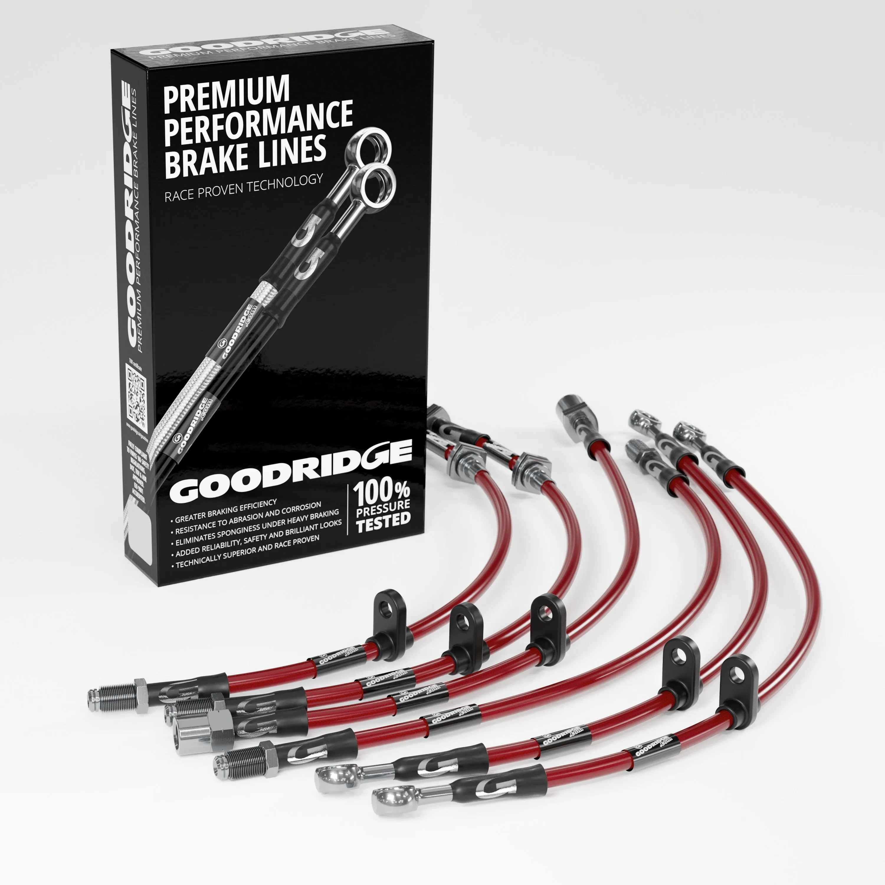 BRAKE HOSE KIT FOR BMW 3 SERIES E36 318TDS COMPACT ABS 1995-2001