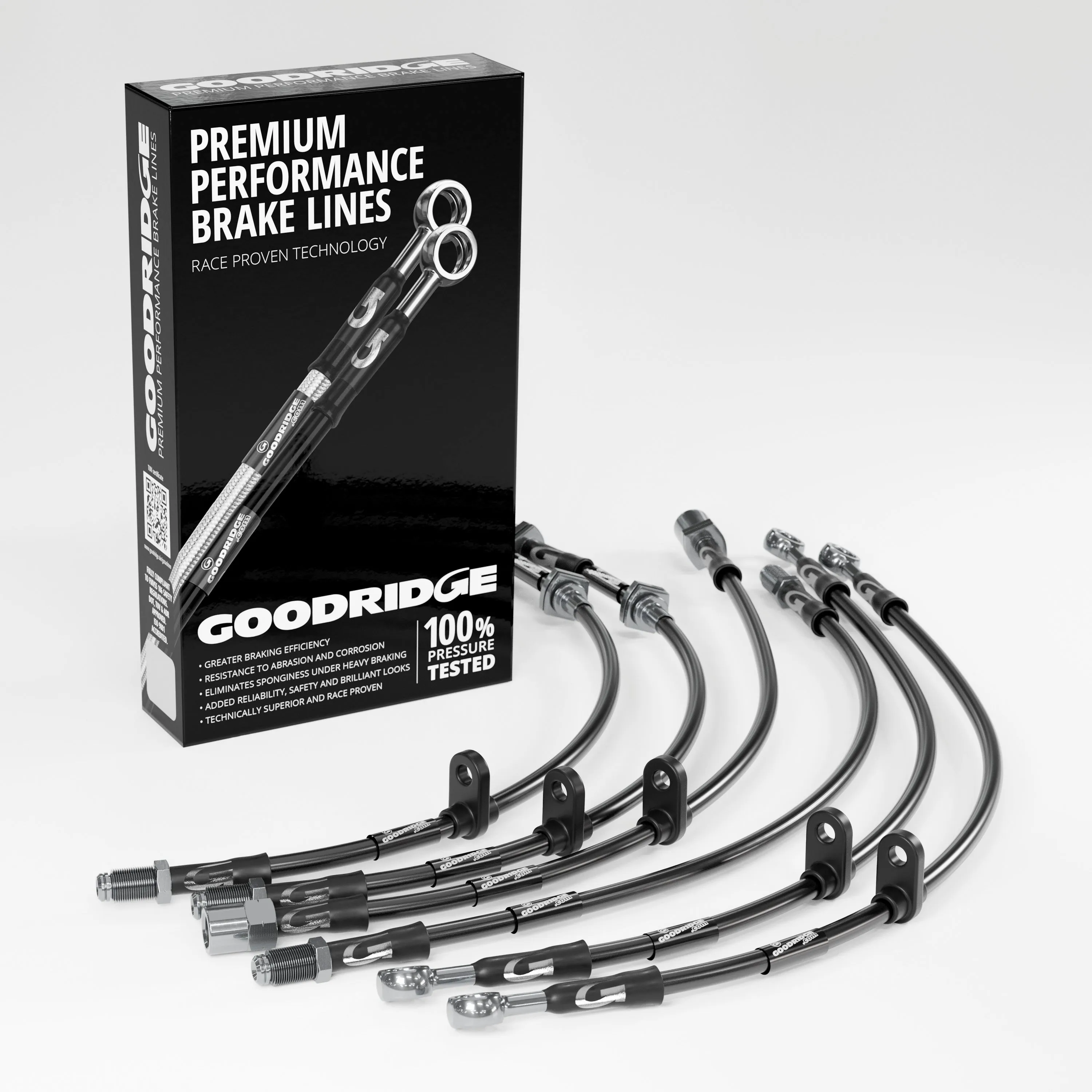 BRAKE HOSE KIT FOR BMW 3 SERIES E36 318TDS COMPACT ABS 1995-2001
