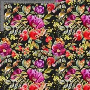 Bright Beauties and birds on Black- Custom Pre-order