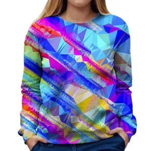 Bright Shapes Womens Sweatshirt