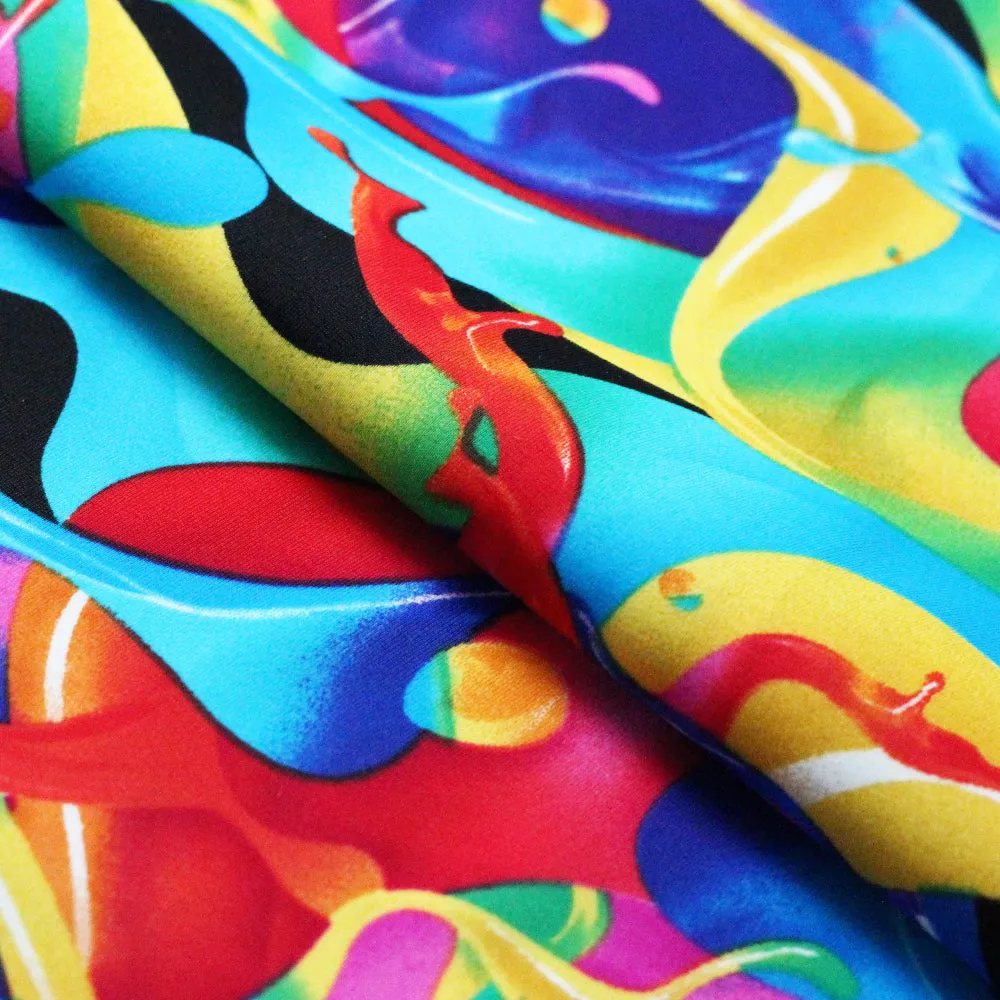 Bubblelicious / Printed Nylon Spandex