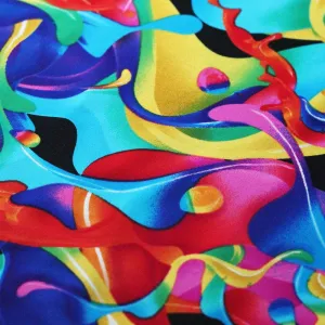Bubblelicious / Printed Nylon Spandex