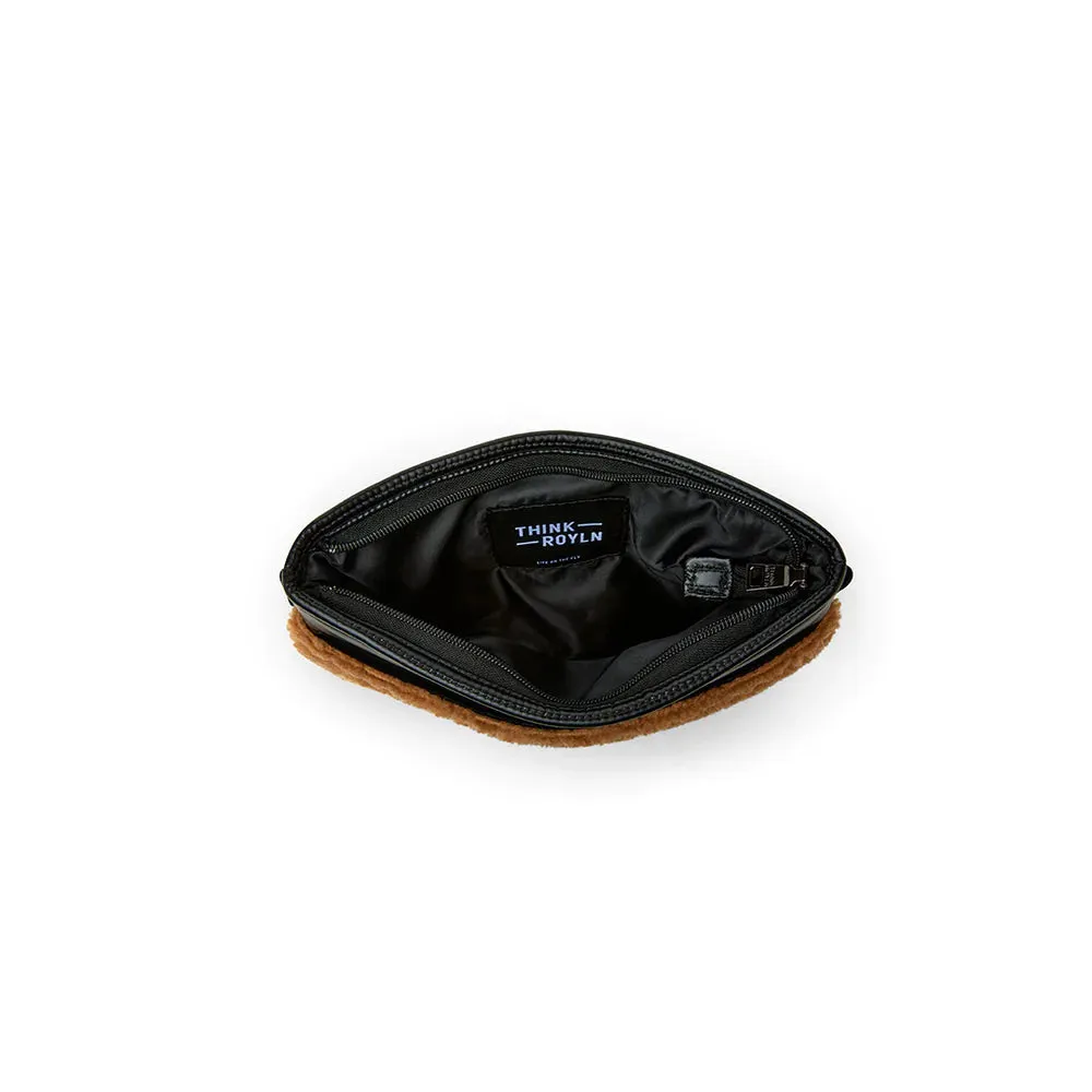 BUM BAG 2.0 - Pearl Black & Nude Sherpa