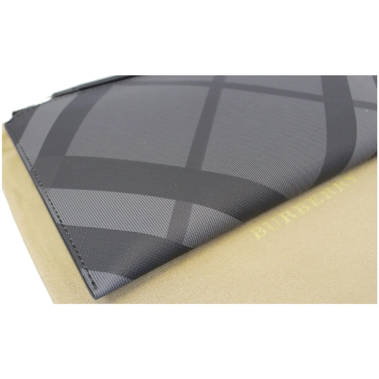 BURBERRY London Check Ziparound Wallet