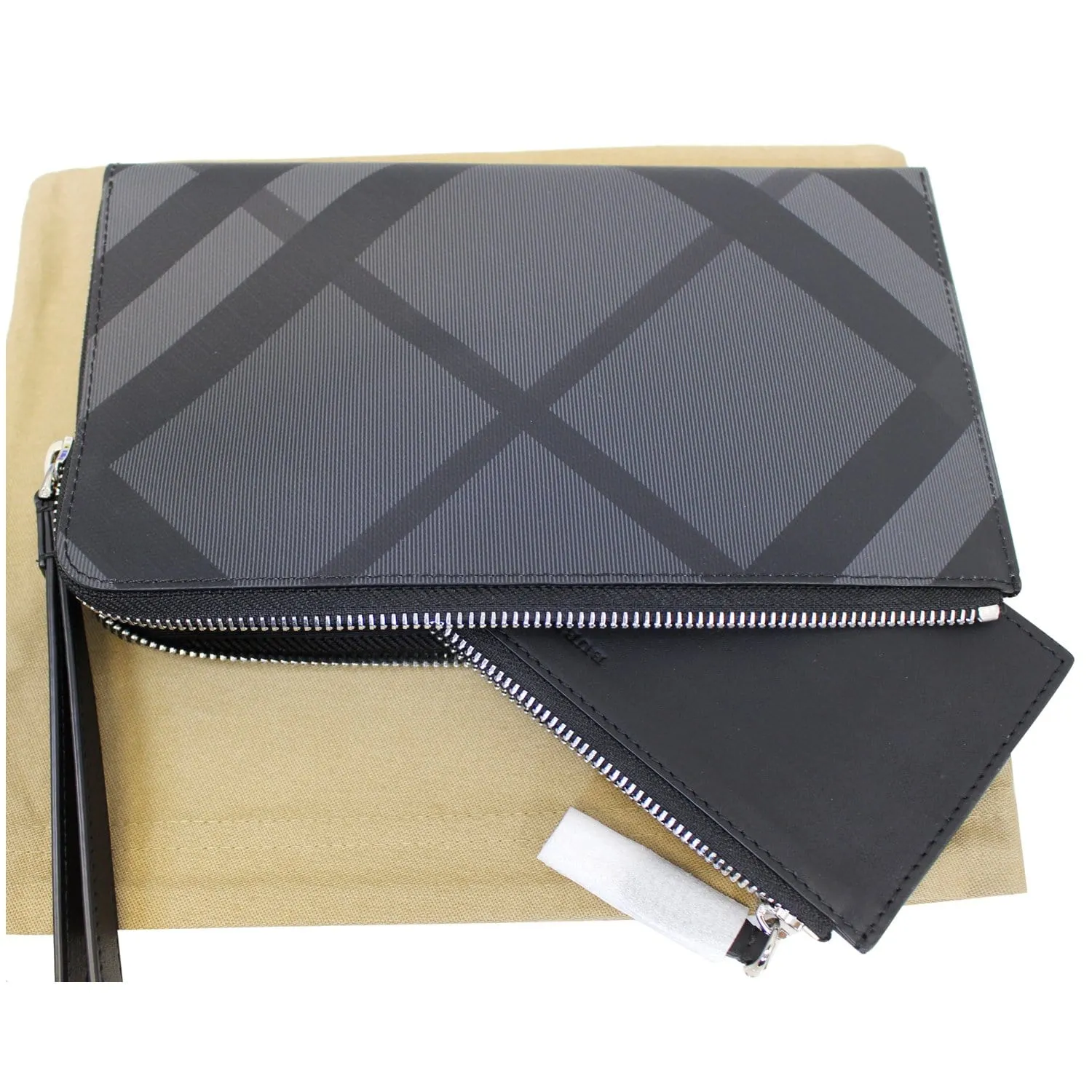 BURBERRY London Check Ziparound Wallet