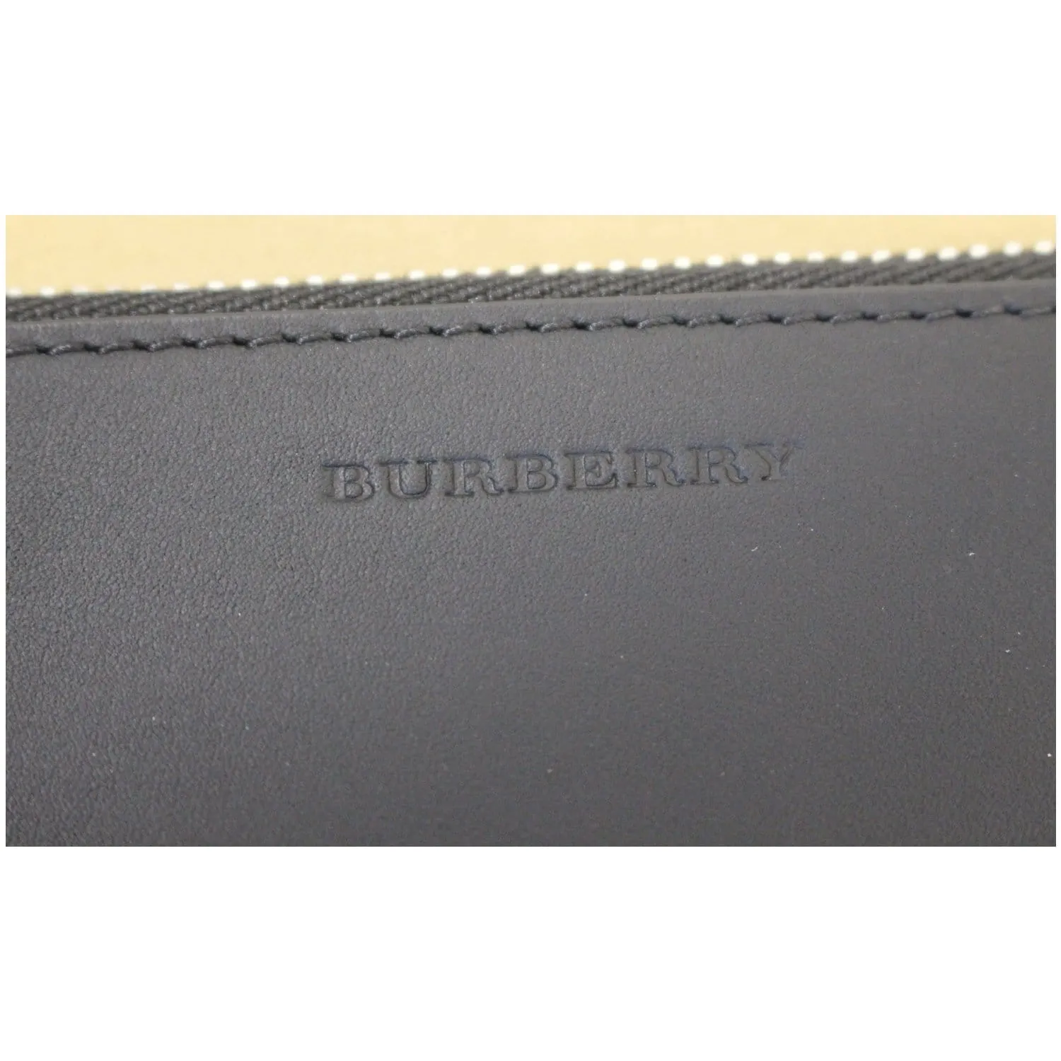 BURBERRY London Check Ziparound Wallet