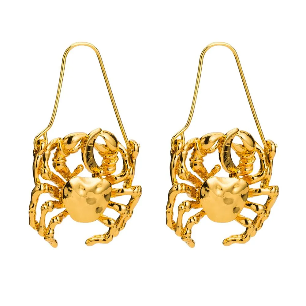 Cancer artistic earrings ( The crab)