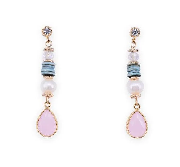 Candy bar colorful drop earrings