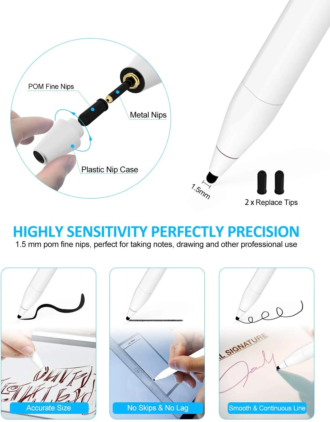 Capacitive Active Pencil Stylus