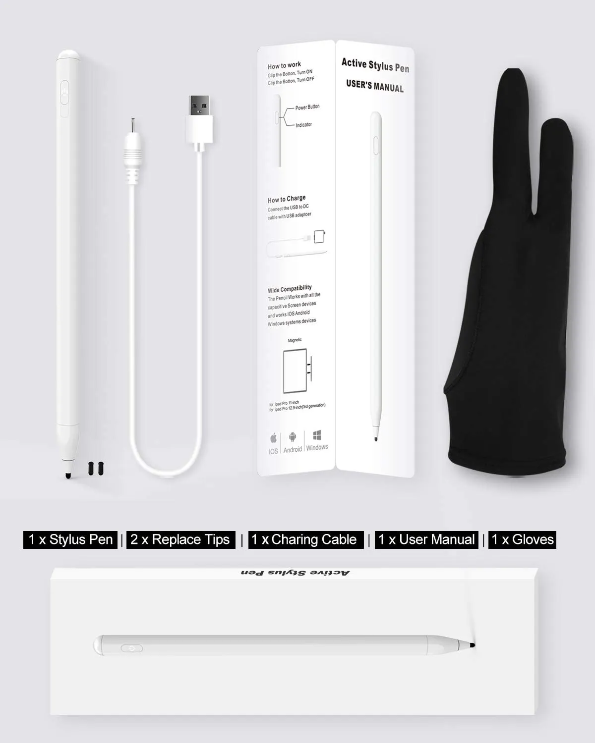 Capacitive Active Pencil Stylus