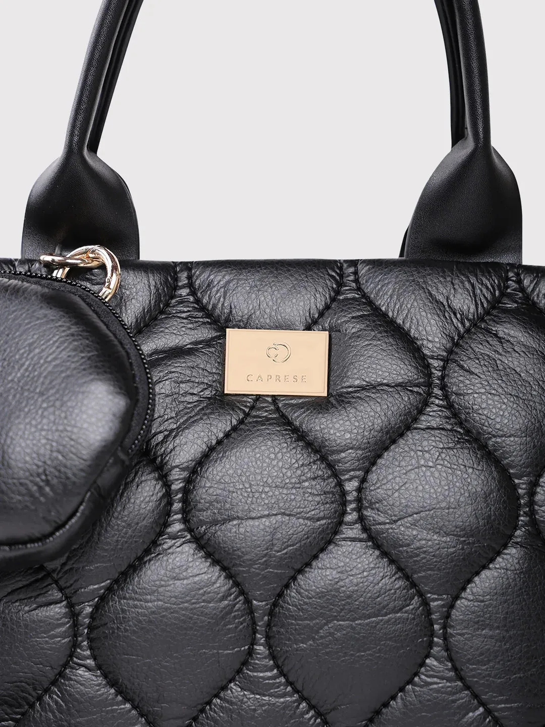 Caprese Briar Small Black Office Tote Bag