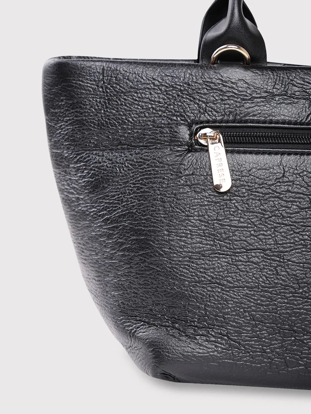 Caprese Briar Small Black Office Tote Bag