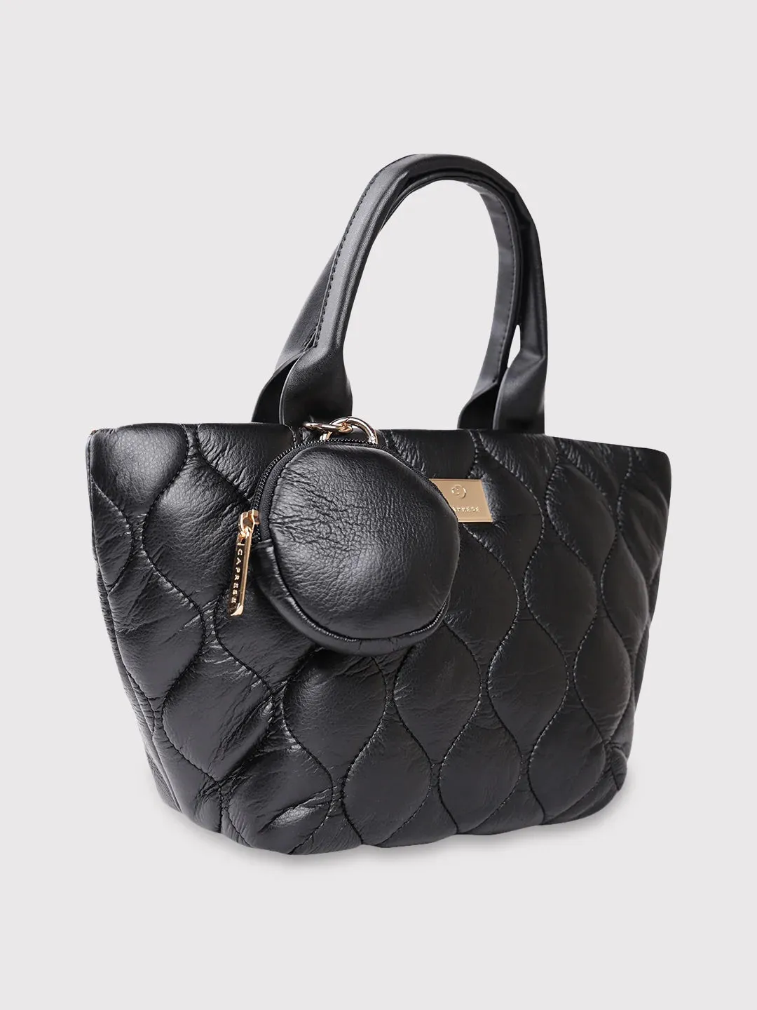 Caprese Briar Small Black Office Tote Bag