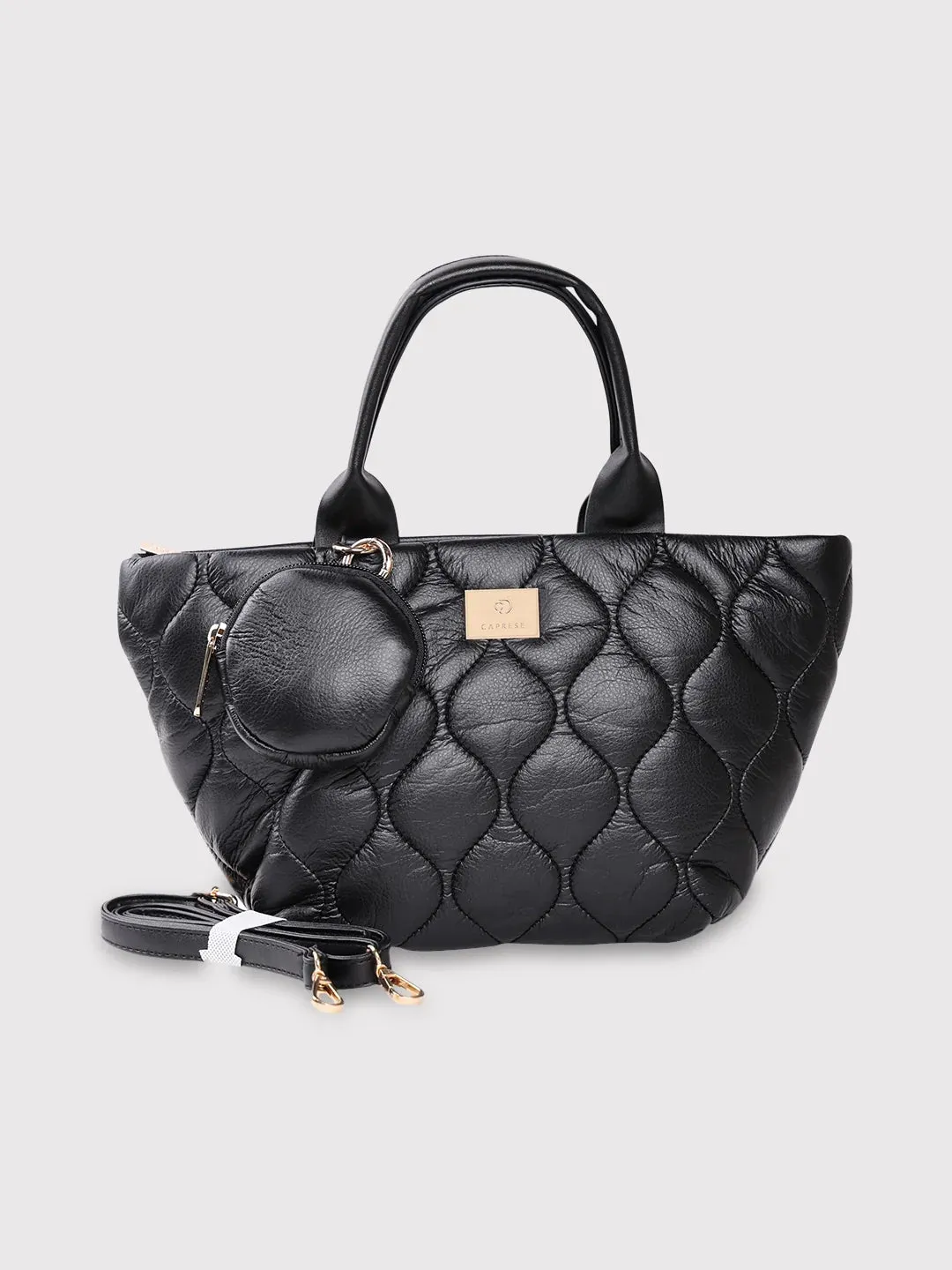 Caprese Briar Small Black Office Tote Bag