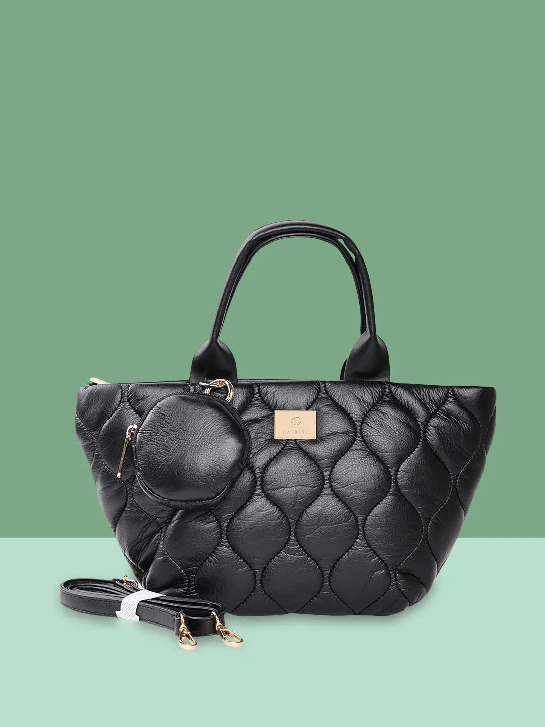 Caprese Briar Small Black Office Tote Bag