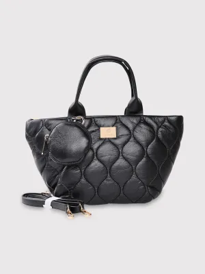 Caprese Briar Small Black Office Tote Bag