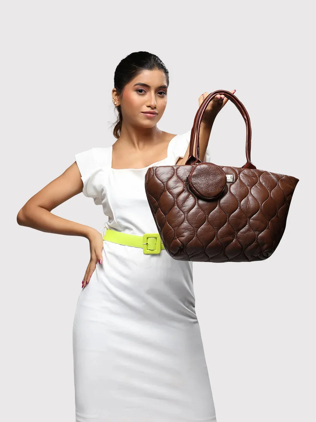 Caprese Briar Small Brown Tote Bag