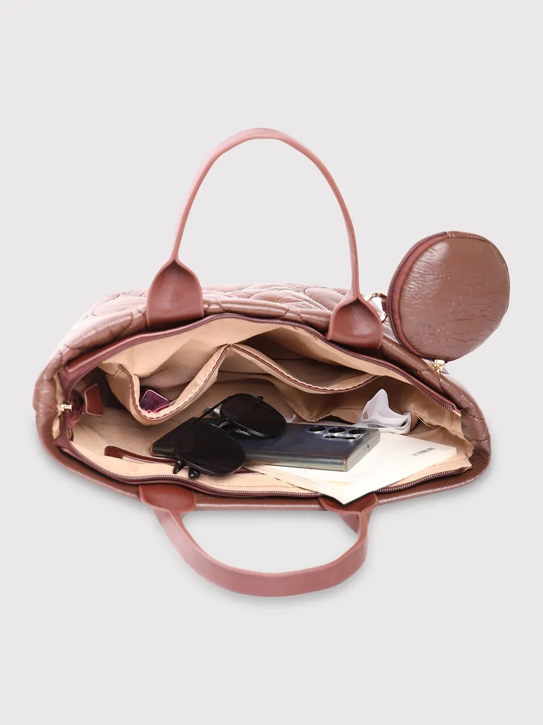 Caprese Briar Small Brown Tote Bag