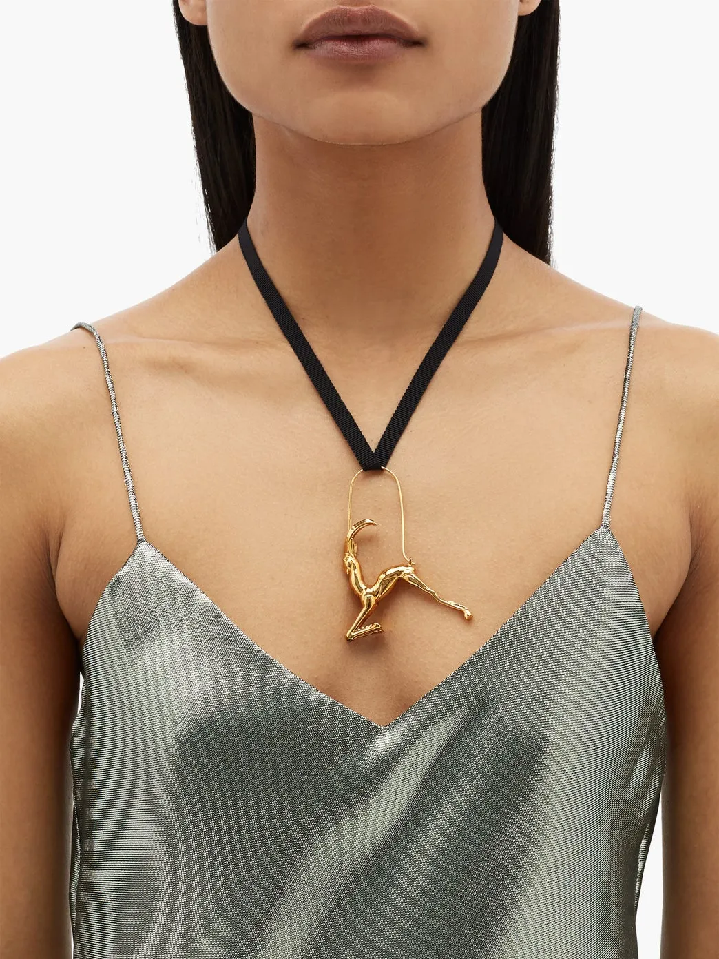 Capricorn artistic earrings (The Goat)