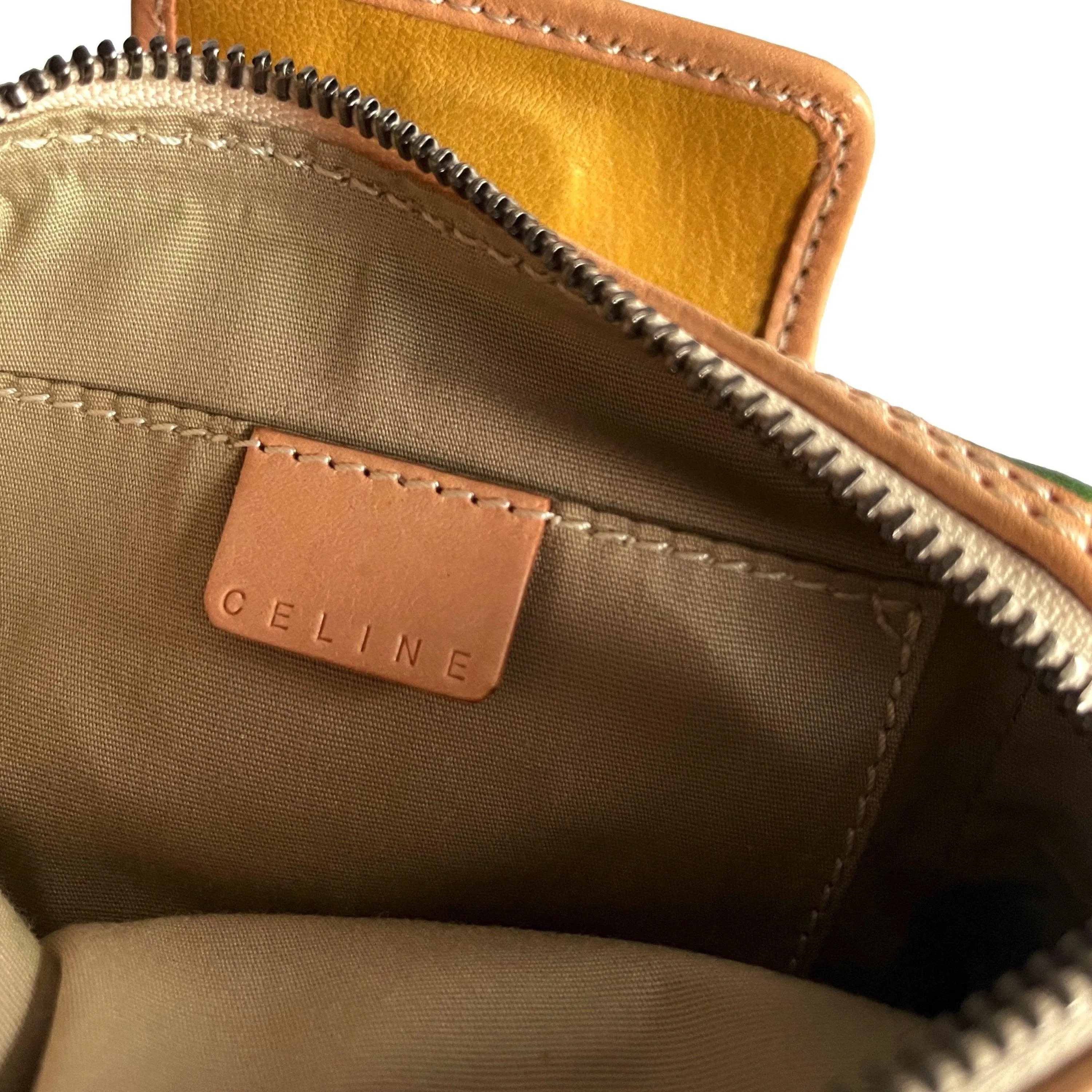 Celine Mustard Mini Top Handle