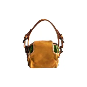 Celine Mustard Mini Top Handle