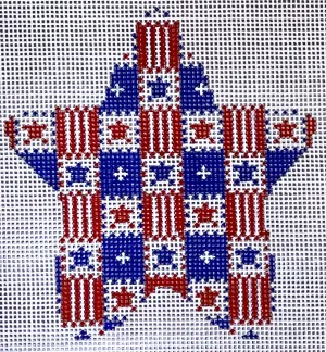 CH-426 - checkered star