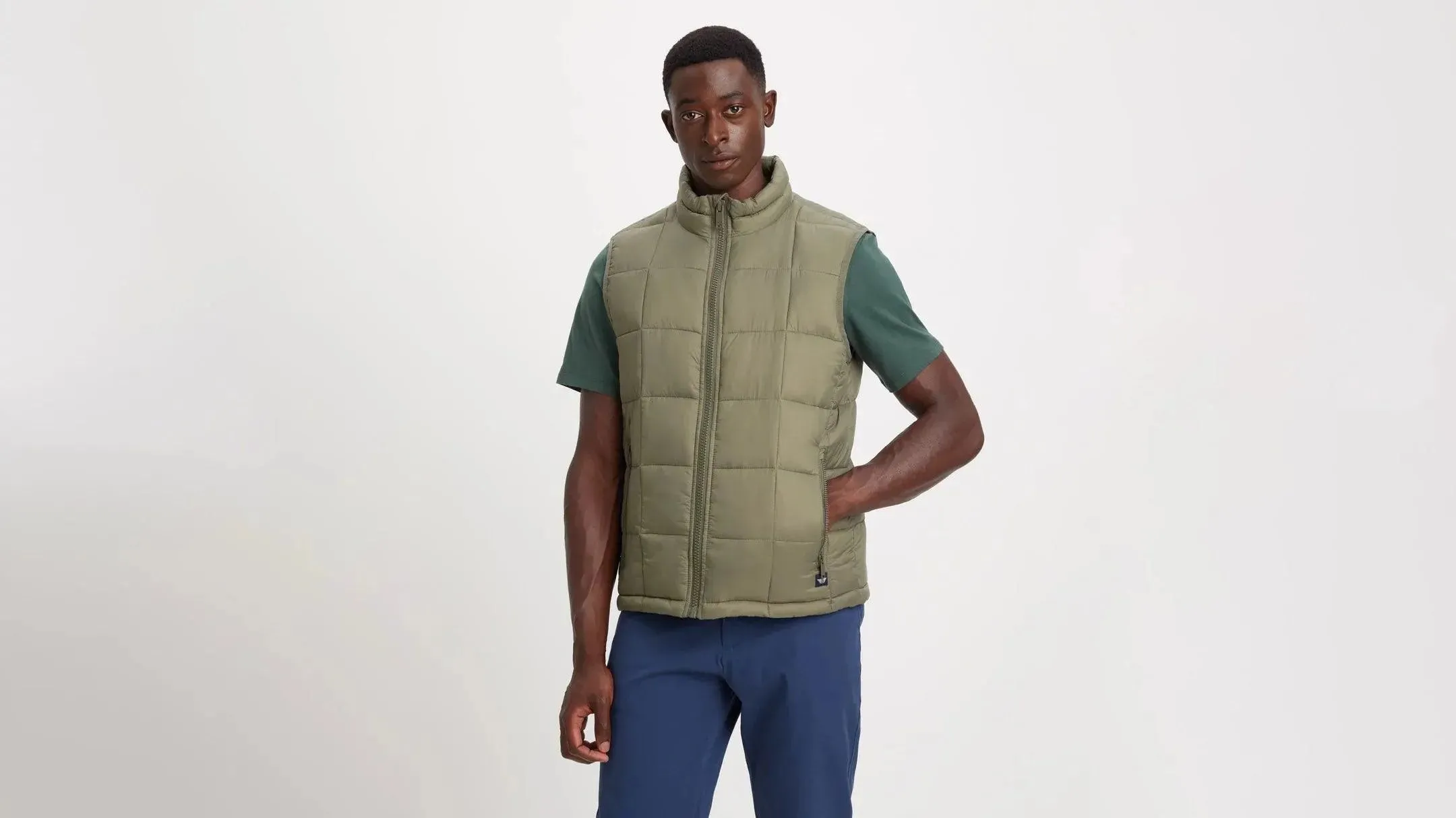 Chaleco DOCKERS Nylon Lightweight Quilted