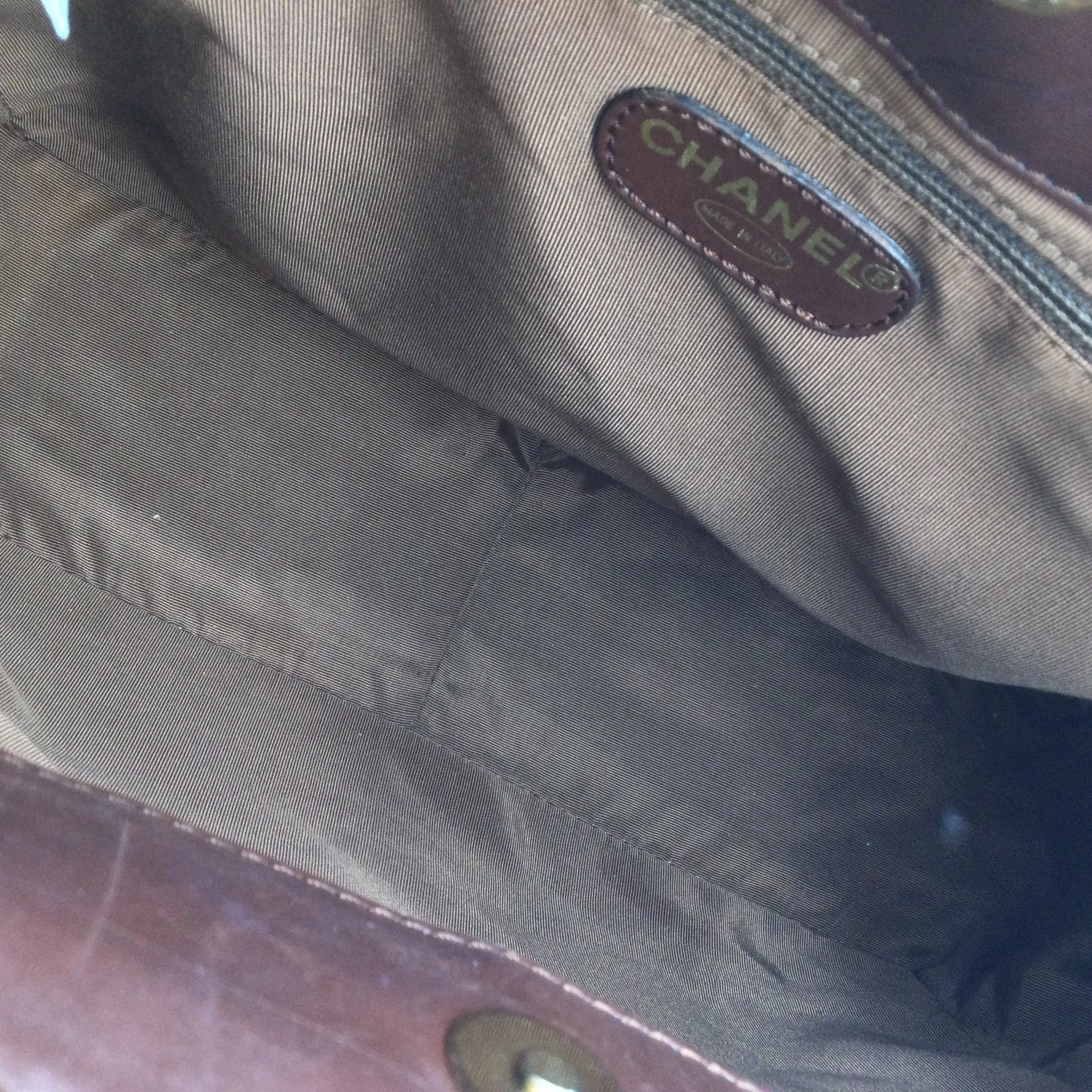 Chanel Cc Doctor's Beige Raffia Tote