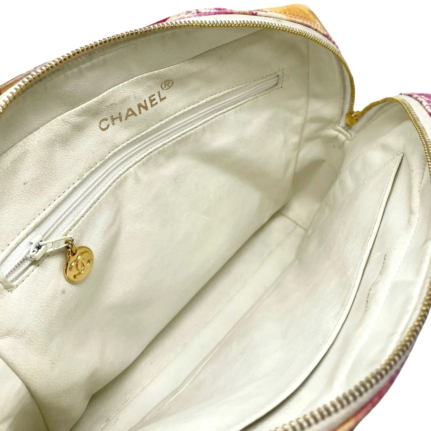 Chanel Floral Mini Logo Shoulder Bag