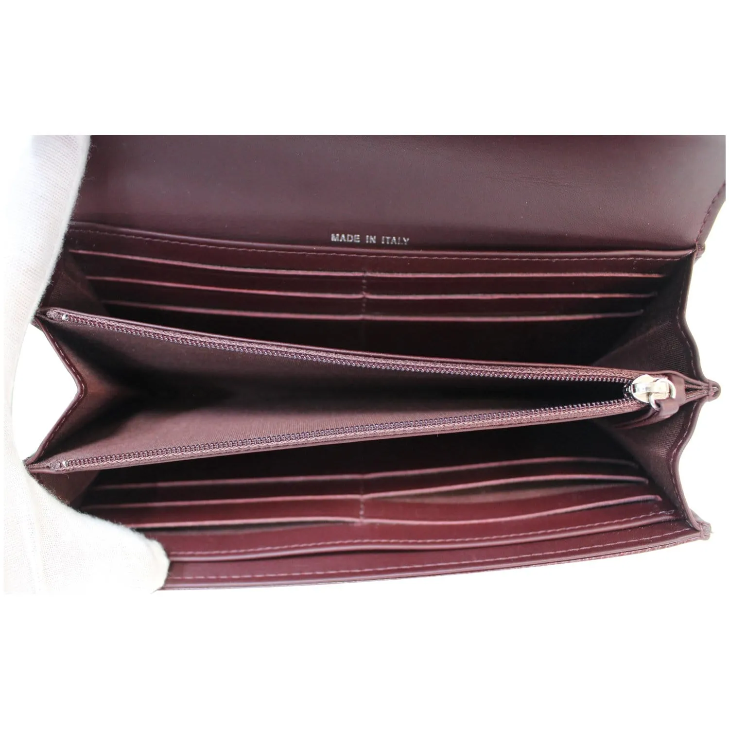 CHANEL Timeless CC Large Gusset Flap Caviar Wallet Burgundy - Last Call
