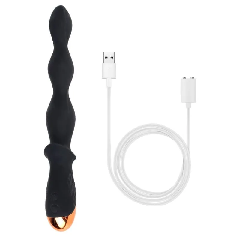 Chapelet Anal Silicone Vibrantavec 10 vitesses
