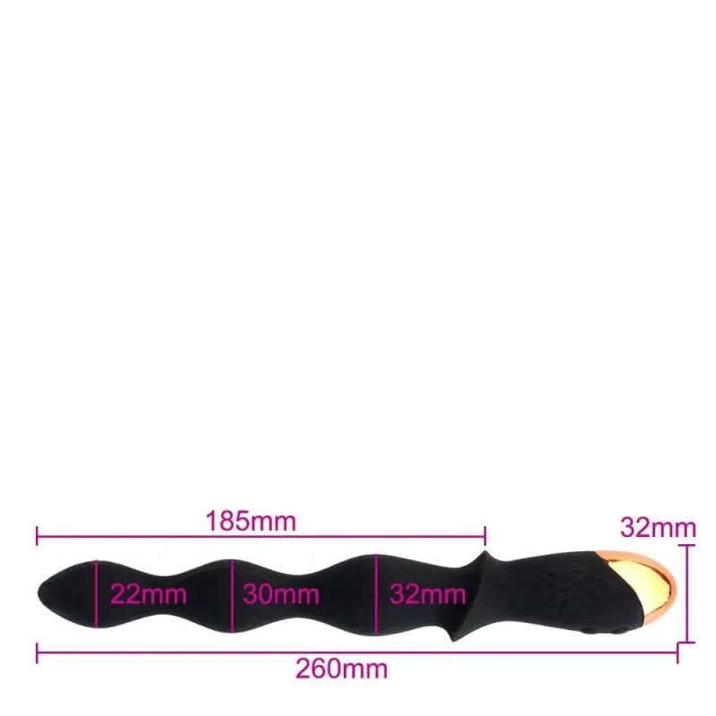 Chapelet Anal Silicone Vibrantavec 10 vitesses